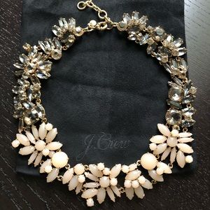 J. Crew two-tone floral necklace
